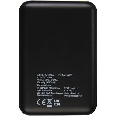 Зарядное устройство Gleam, цвет сплошной черный - 12420890- Фото №3