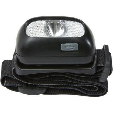 Ray налобный фонарь с аккумулятором, цвет сплошной черный - 10440490- Фото №5