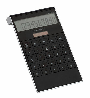 Калькулятор кишеньковий DOTTY MATRIX чорний - 56-1104412- Фото №1