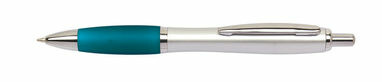 Авторучка SWAY серебристый, бирюзовый - 56-1102011- Фото №1