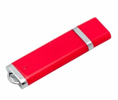 Флешка 4 Gb з пластику та металу, червона, з ковпачком - 170701-05-4- Фото №2 Флешка 4 Gb з пластику та металу, червона, з ковпачком - 170701-05-4- Фото №2