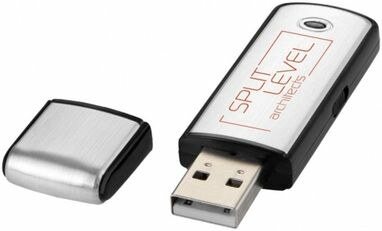 Флешка 8 Gb з ковпачком, чорно-срібляста - 170723-10-8- Фото №4 Флешка 8 Gb з ковпачком, чорно-срібляста - 170723-10-8- Фото №4