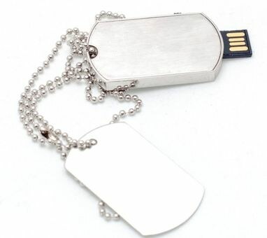 Флешка 8 Gb у вигляді військового жетона, металева - 170725-17-8- Фото №2