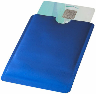 Гаманець для карт з RFID-чіпом для смартфона яскраво-синій - 13424603- Фото №5