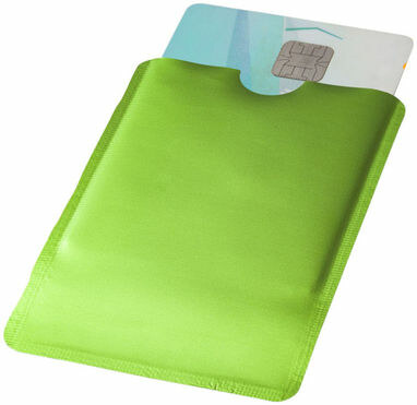 Гаманець для карт з RFID-чіпом для смартфона лайм - 13424604- Фото №5