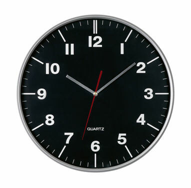 Годинник настінний HEMERA чорний, сріблястий - 58-0400940- Фото №1