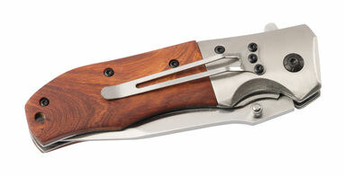 Нох охотничий HUNTSMAN коричневый, серебристый - 56-0301139- Фото №2