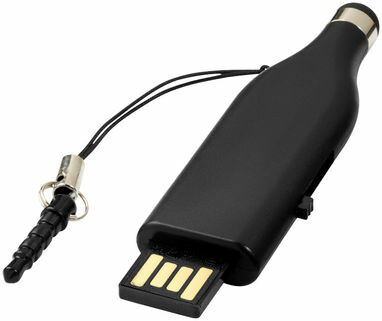 Флешка зі стилусом 1GB суцільний чорний - 1Z39231D-1GB- Фото №1 Флешка зі стилусом 1GB суцільний чорний - 1Z39231D-1GB- Фото №1