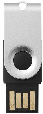 Флешка-твистер 4GB серебристый - 1Z38722D-4GB- Фото №3