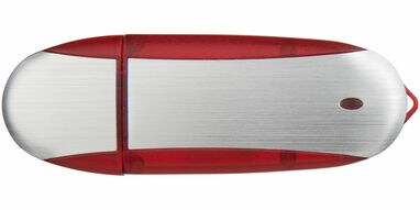 Флешка 16GB червоний, сріблястий - 1Z30582G-16GB- Фото №3