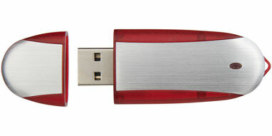 Флешка 32GB червоний, сріблястий - 1Z30582G-32GB- Фото №2