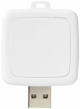 Флешка пластикова квадратна 2GB білий - 1Z39250D-2GB- Фото №3