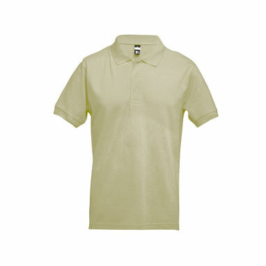 ADAM. Чоловіче поло пастельно-жовтий  розмір L - 30131-158-L- Фото №1
