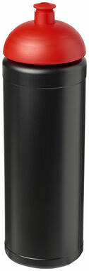 Бутылка спортивная Baseline Plus grip сплошной черный, красный - 21007514- Фото №1