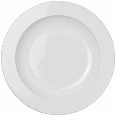 Кругла пластикова тарілка Pax білий - 21081900- Фото №3