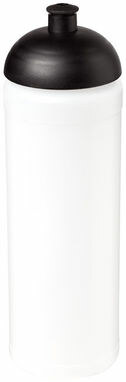 Бутылка спортивная Baseline Plus grip прозрачный, сплошной черный - 21007515- Фото №1