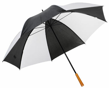 Парасолька-тростина RAINDROPS білий, чорний - 56-0104229- Фото №1