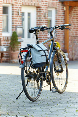Велосумка BIKE MATE сірий, чорний - 56-0230503- Фото №5