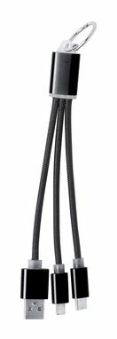 Кабель зарядний USB Scolt чорний - AP721102-10- Фото №1