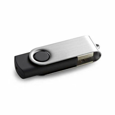 Флешка 32 Gb сріблясто-чорна - 170705-10-32- Фото №1 Флешка 32 Gb сріблясто-чорна - 170705-10-32- Фото №1