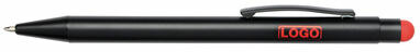 Ручка шариковая алюминиевая BLACK BEAUTY красный, чёрный - 56-1101760- Фото №1