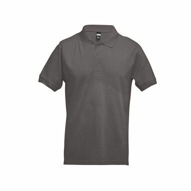 THC ADAM. Men's polo shirt сірий  розмір 3XL - 30133-113-3XL- Фото №2