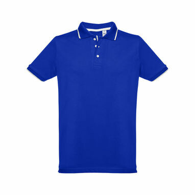 ROME. Мужское поло  slim fit королевский синий  размер S - 30137-114-S- Фото №2
