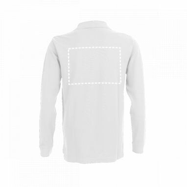 THC BERN WH. Чоловіче поло з довгими рукавами білий  розмір S - 30140-106-S- Фото №10