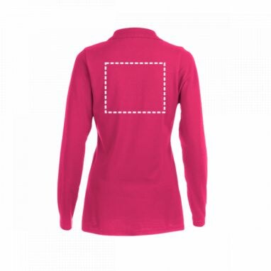 BERN WOMEN. Женское поло с длинным рукавом черный  размер M - 30145-103-M- Фото №11