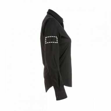 THC PARIS WOMEN. Жіноча сорочка popeline блакитний  розмір XL - 30152-124-XL- Фото №9