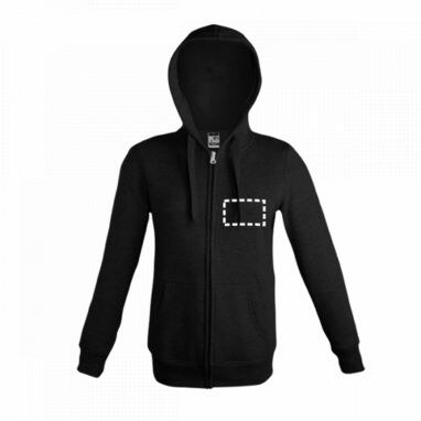 THC AMSTERDAM WOMEN. Жіноча кофта, на блискавці та капюшоні чорний  розмір M - 30162-103-M- Фото №3