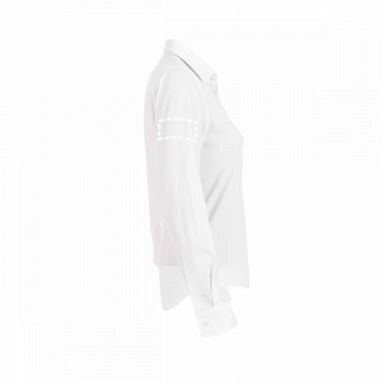 THC PARIS WOMEN WH. Жіноча сорочка popeline білий  розмір S - 30195-106-S- Фото №9