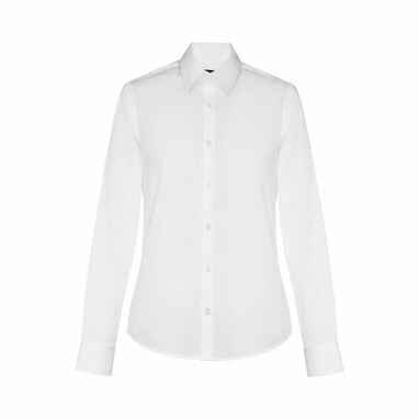 THC PARIS WOMEN WH. Жіноча сорочка popeline білий  розмір XL - 30195-106-XL- Фото №2