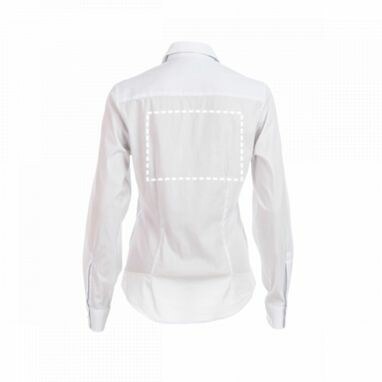 THC PARIS WOMEN WH. Жіноча сорочка popeline білий  розмір XXL - 30195-106-XXL- Фото №6