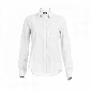 TOKYO WOMEN. Женская рубашка oxford белый  размер L - 30197-106-L- Фото №3