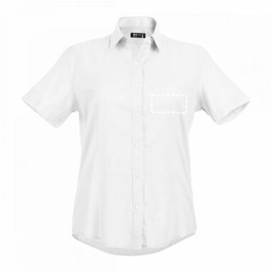 THC LONDON WOMEN WH. Оксфордська сорочка для жінок білий  розмір XL - 30201-106-XL- Фото №3