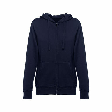 AMSTERDAM WOMEN. Жіноча толстовка з блискавкою та капюшоном синій  розмір XL - 30162-134-XL- Фото №2