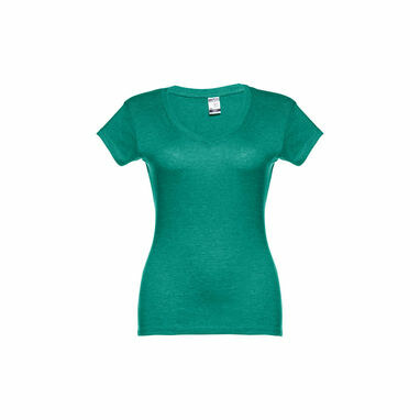 ATHENS WOMEN. Женская футболка матовый зеленый  размер XL - 30118-199-XL- Фото №1