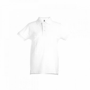 ADAM KIDS. Дитяча футболка-поло унісекс білий  розмір 6 - 30172-106-6- Фото №4