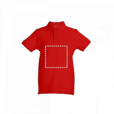 ADAM KIDS. Дитяча футболка-поло унісекс червоний  розмір 2 - 30173-105-2- Фото №2