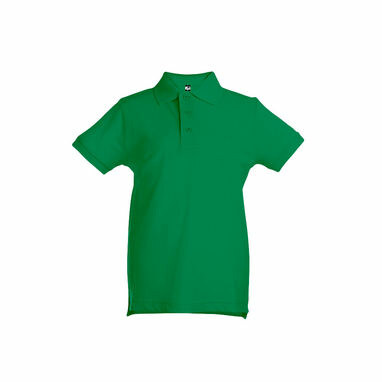 ADAM KIDS. Детская футболка-поло унисекс зеленый  размер 6 - 30173-109-6- Фото №1
