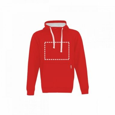 MOSCOW. Толстовка унісекс червоний  розмір M - 30189-105-M- Фото №3