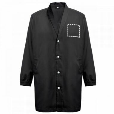 MINSK. Рабочий халат унисекс черный  размер XL - 30249-103-XL- Фото №5