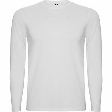 SOUL L/S Нижняя мужская футболка с длинным рукавом с круглым вырезом в рубчик 1x1 белый  размер 10 YEARS - RI25102601- Фото №1