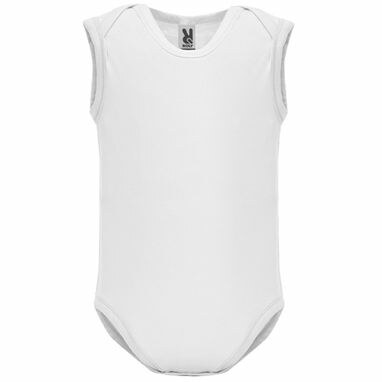 SWEET Боди гладкой вязки для младенца белый  размер 6 MESES - BD72013501- Фото №1