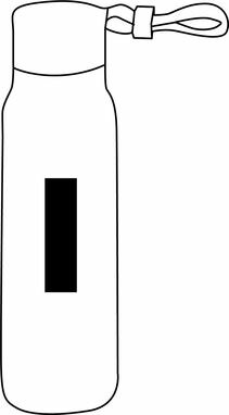 Стеклянная бутылка ECO DRINK красный - 56-0304478- Фото №2