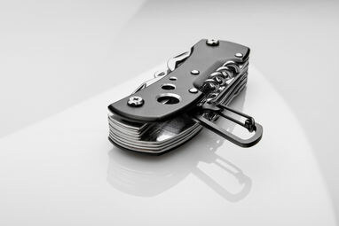Кишеньковий ніж з нержавіючої сталі, 11 функцій, BEAVER чорний - 94040-103- Фото №2