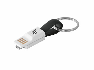 USB-кабель з роз'ємом 2 в 1 чорний - 97152-103- Фото №2