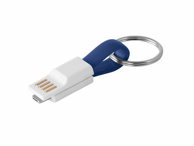 USB-кабель з роз'ємом 2 в 1 синій - 97152-114- Фото №1