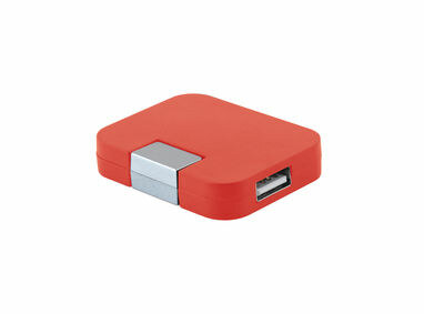 JANNES. USB хаб 2'0 червоний - 97318-105- Фото №1